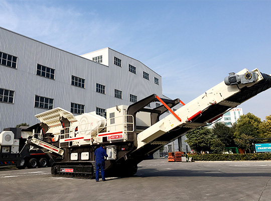 Wotetrack履帶式移動破碎站，助力建筑垃圾資源化利用!