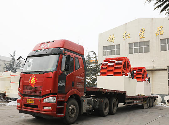 大雪剛過(guò)，紅星洗砂機(jī)“迫不及待”發(fā)往客戶(hù)手中